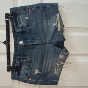 Blank NYC Distressed Cut-off Denim Shorts